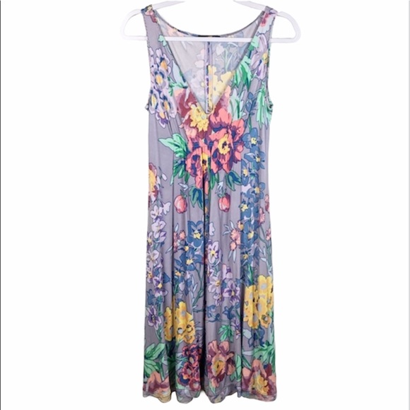 Elie Tahari Dresses & Skirts - Elie Tahari Purple Silk Floral Sleeveless Dress M